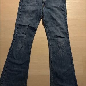 Lucky Brand Dark Blue Women's Bell Flare Jeans